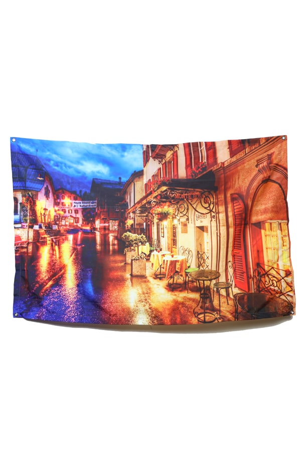 Street At Night Tapestry