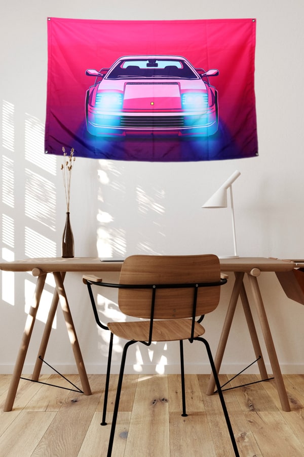 Ferrari F40 Art Tapestry