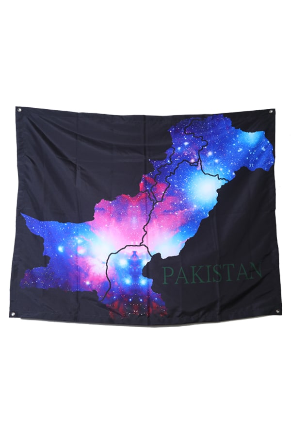 Pakistan Space Map Tapestry