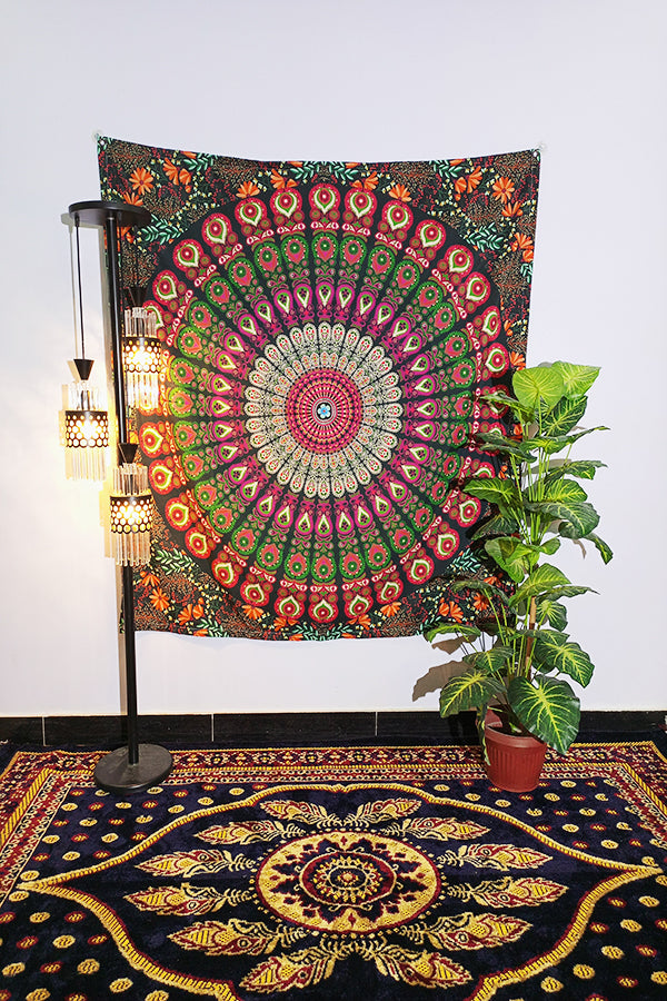 Indian Mandala Tapestry