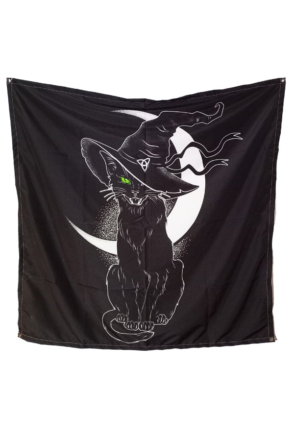 Cat Witch Tapestry