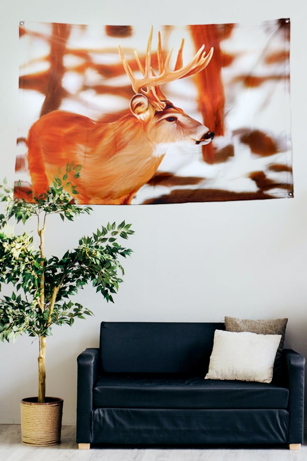 White Tailed Deer Tapestry