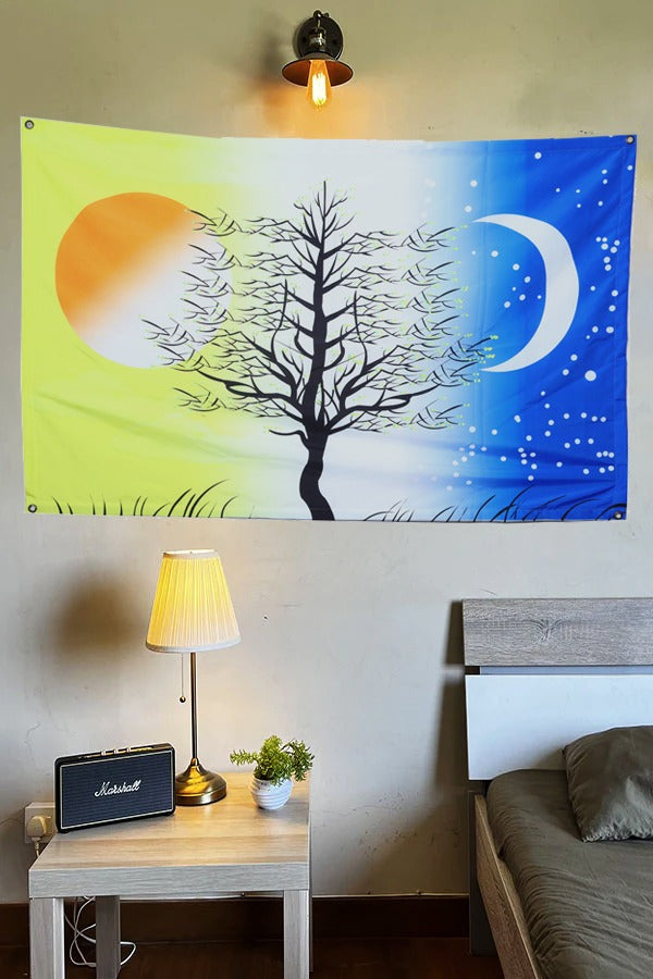 Night & Day Tree Tapestry