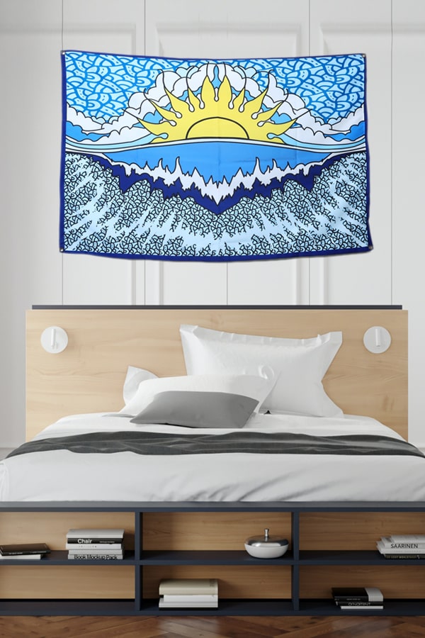 Sun Shine Joy  Wave Tapestry