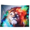 Colourfull Lion Tapestry - Image 3